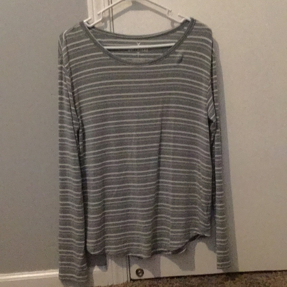 striped american eagle long sleeve